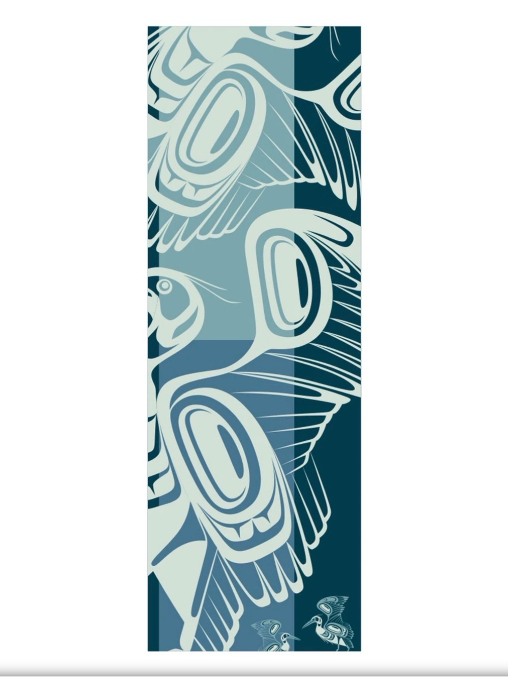 Native Northwest Eco Scarf - Blue Heron